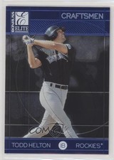 1998 Donruss Elite Craftsmen 1656/3500 Todd Helton #15 HOF 2i9