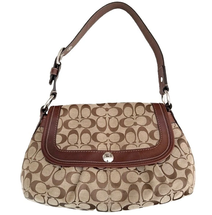 Coach Brown Signature Hobo Bag for sale | eBay