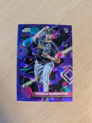 2025 Topps Cosmic Chrome Thomas Harrington RC Purple Nebula Refractor #/150