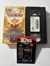 An American Tail - Fievel Goes West VHS, 1992 