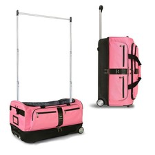 Dance Bag with Garment Rack, 28 Inch Rolling Duffel With Wheels, Ideal for Co...