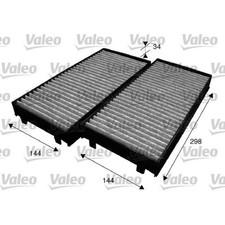 Valeo 715584 Filter Innenraumluft für BMW X5 X6 E70 E71 E72 Innenraumfilter