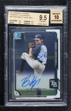 2015 Bowman Chrome Prospects Brent Honeywell #BCAP-BH BGS 9.5 GEM MINT Auto 01wq