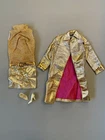 Vintage 1967 Barbie Intrigue Outfit Coat Heels Dress RARE Fabric Variation #1470