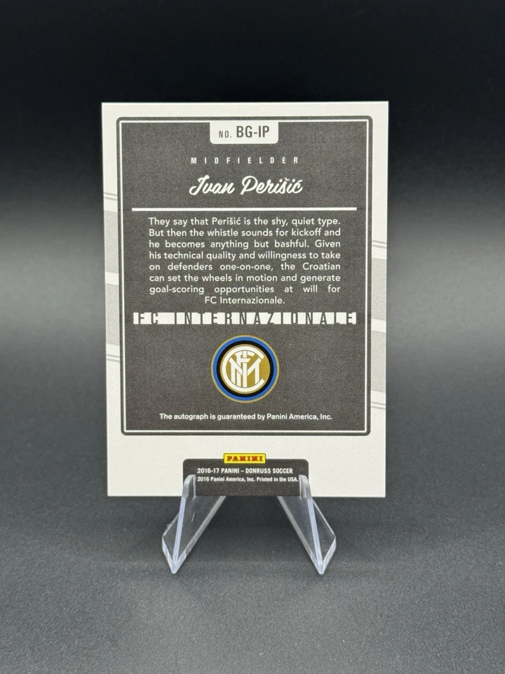2016-17 Panini Donruss Fútbol Ivan Perisic El Hermoso Juego Automático Foto 2 de 2