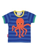 Toby Tiger T-Shirt mit Oktopus-Applikation aus Bio-Baumwolle