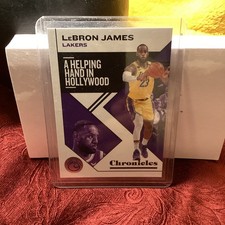 Panini Chronicles 2019-20 LeBron James Los Angeles Lakers A Helping Hand #10