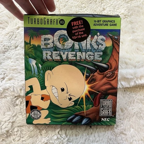 New ListingBonk's Revenge (TurboGrafx-16, 1991) Box Only No Game