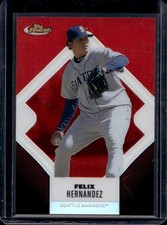 2006 Topps Finest Felix Hernandez Refractor #/399 Mariners