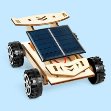 DIY Solar Powered Car Science Experiment Educational Model Building Toy