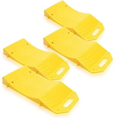 ZONETECH ZONE TECH TIRE SAVER RAMPS - YELLOW