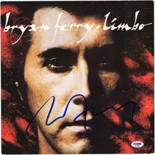 Bryan Ferry Autographed Limbo Album - PSA