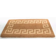 Imports Decor 680TCM-L 1.5 H x 39 W x 24 D Greek Key Coir Doormat