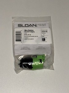 Sloan EFX-37-A Solenoid Valve Caddy Green Black Hex Wrench 3324126