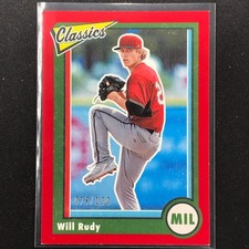 2023 Chronicles Mlb Will Rudy Classics Red 79/100