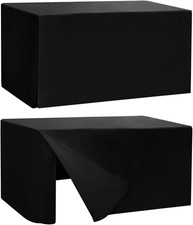 Fitted Table Covers for 6 Foot Tables - 72 x 30 Inch - 2 Pack Rectangle Table Cl