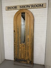 Reclaimed Old OAK Arch Wooden Door 2216 x 803mm