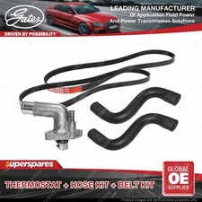 Gates Thermostat Radiator Hose Drive Belt Kit for Nissan Murano Z50 3.5L VQ35DE