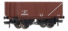 33-102A Bachmann OO 7 Plank Wagon 609545 in LMS Bauxite Livery