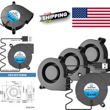 Compact 50mm Brushless USB Blower Fan High Airflow Low Noise Ideal for DIY