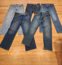 Lot of 5 Men's Jeans all different Brands