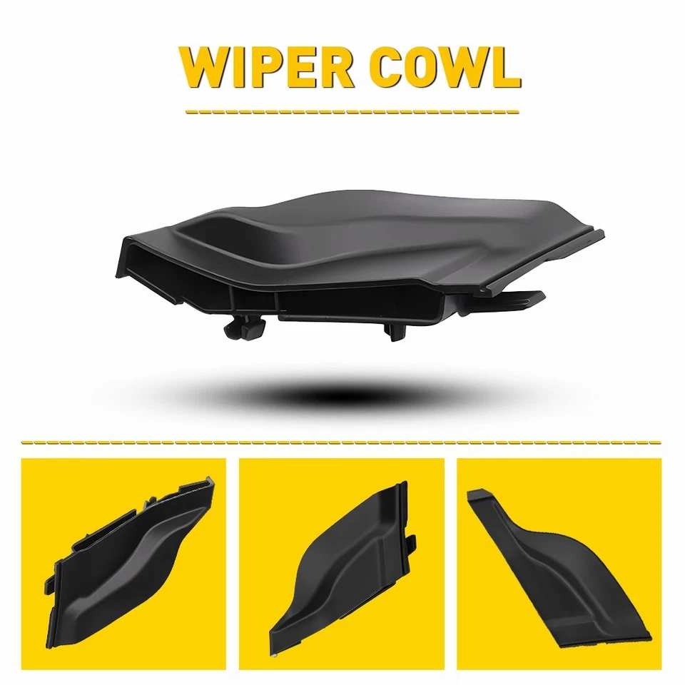For Toyota Prius 2010-2015 Front Wiper Windshield Side Cowl Extension Cover Trim - Imagem 3 de 4