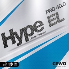 Gewo Hype El Pro 40.0 table tennis rubber, 2.1 mm Maximum thickness