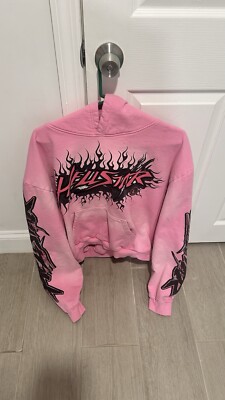 NEW Hellstar Brainwashed Without Brain Hoodie Pink
