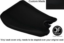 WHITE /& BLACK CUSTOM FITS YAMAHA FZR 600 89-99 REAR PILLION LEATHER SEAT COVER