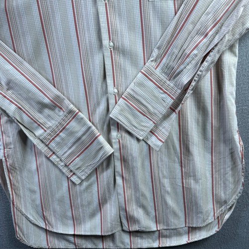 Turnbull & Asser Shirt Mens Large Pastel Striped French Cuff Button Up Cotton - Picture 3 of 23