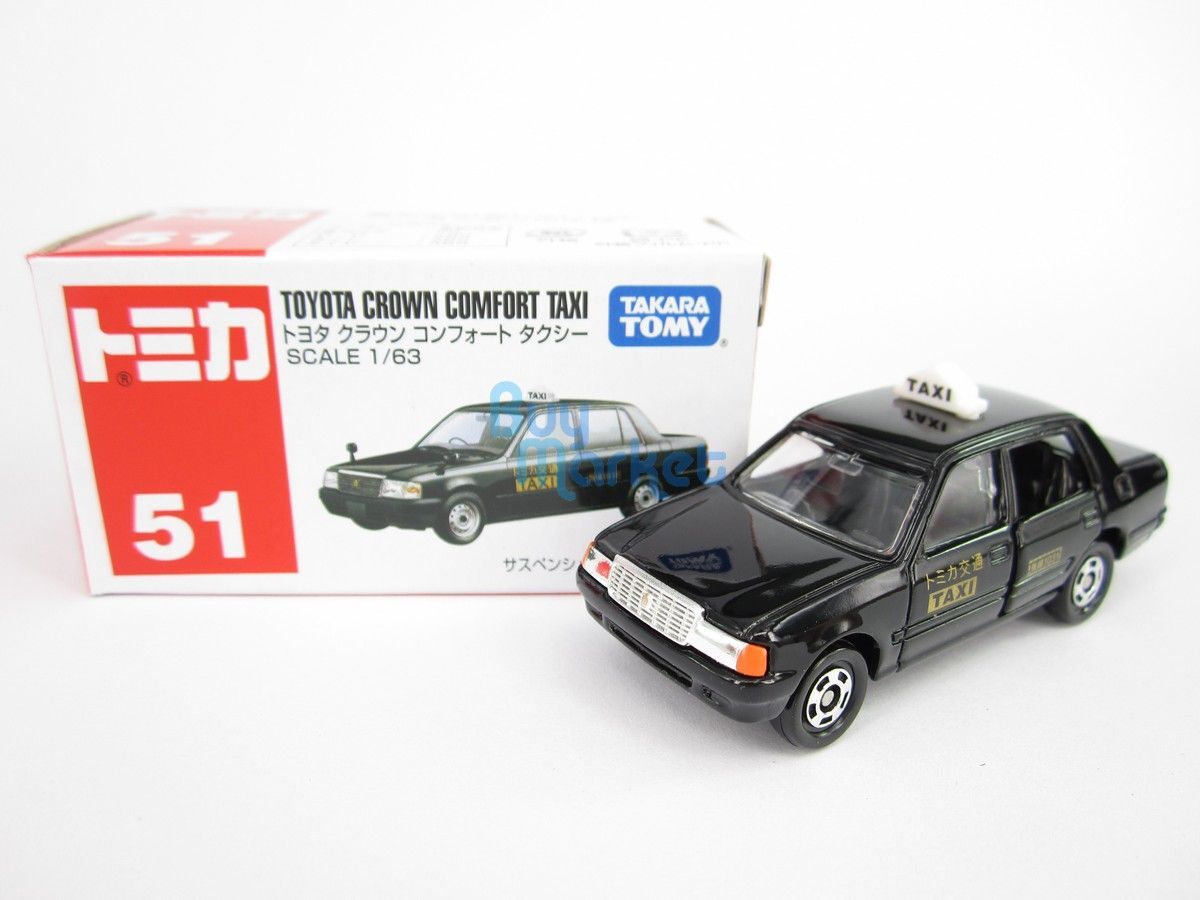 Takara Tomy Tomica #51 Toyota Crown Comfort Japan Taxi Sca