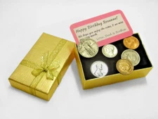 Gift Box of Vintage U.S. Coins - Perfect for the Coin Collector in your family! 