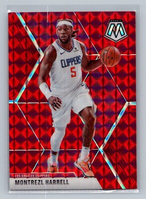 2019 Panini Mosaic #98 Montrezl Harrell Red Prizm Los Angeles