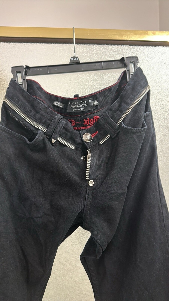 phillip plein jeans men Illegal Fight club “Washed With Love