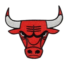 Chicago Bulls NBA Basketball Embroidered Iron On Patch