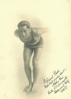 DUKE KAHANAMOKU Olympic Swimmer & Surfer - 1927 - 5 x 7 inch Print