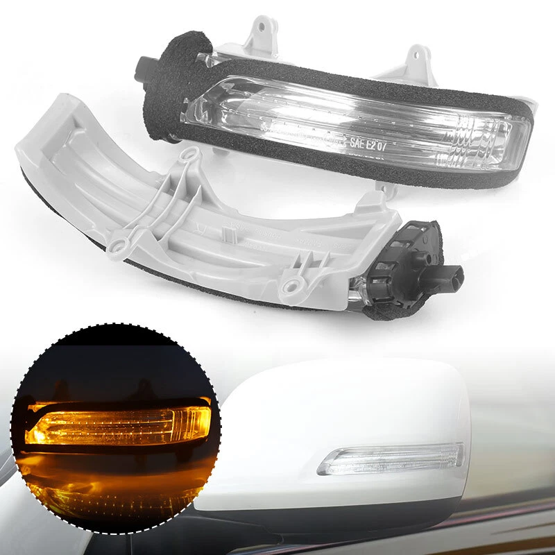 2X Luz LED de señal de giro del espejo retrovisor lateral para Toyota Land Cruiser 2012-2015 Foto 3 de 4