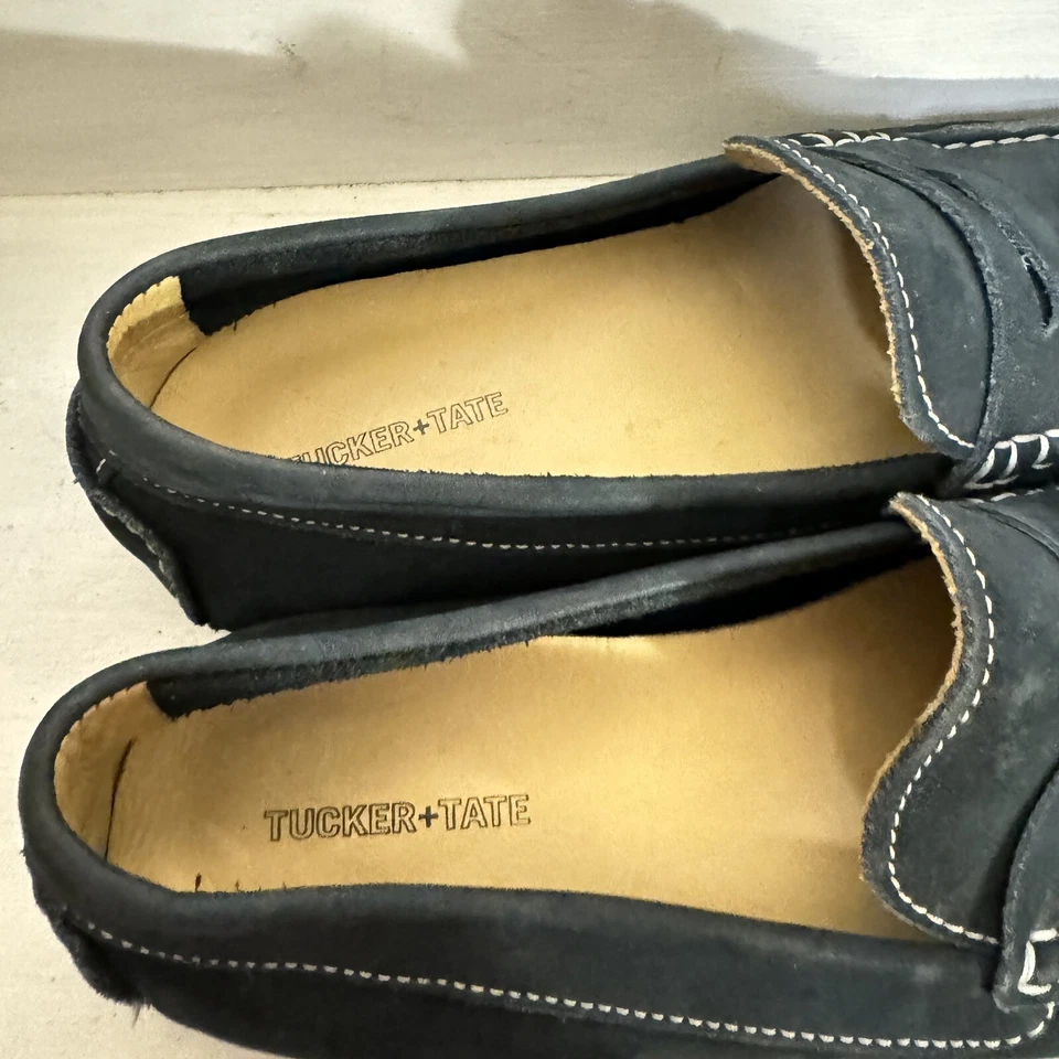 Mocasines Tucker + Tate Azul Marino Gamuza Mocasines UE Talla 38 (EE. UU. Talla 6 Hombres 7.5 Mujeres Foto 3 de 4