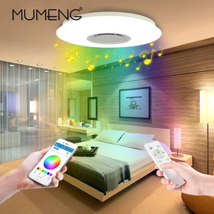 Led Music Ceiling Lights Starlight Dimmable Rgb 36w Remote Control