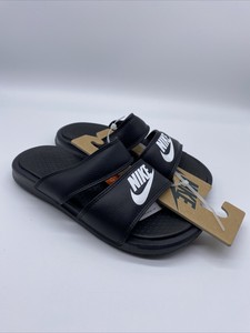 nike benassi duo black