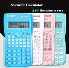 CALCOLATRICE SCIENTIFICA SCUOLA UFFICIO UNIVERSITA' CON 240 FUNZIONI - NUOVA
