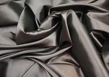 Taffeta Solid Fabric PEWTER / 58" Wide / Sold by yard