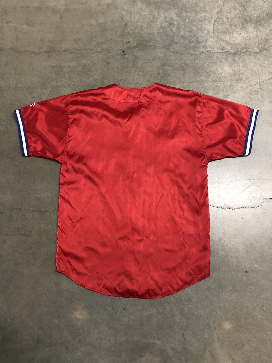希少XL STARTER PHILLIES USA製 スターター Vintage Philadelphia Phillies Starter Jacket Large Satin