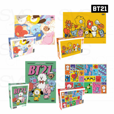 BTS BT21 Official Authentic Goods 500pieces JIGSAW PUZZLE 4type+