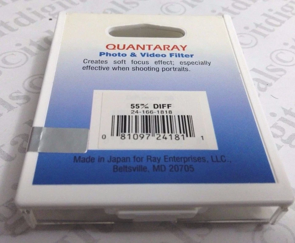 55mm Diffusion Diffuser Glass Lens Filter OEM Genuine Japan 55 mm Soft Focus - Image 2 of 3