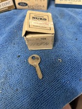 1932-38 Ford Nos Original Hurd Ignition And Door Key Blank Not Repop U.s.a.made
