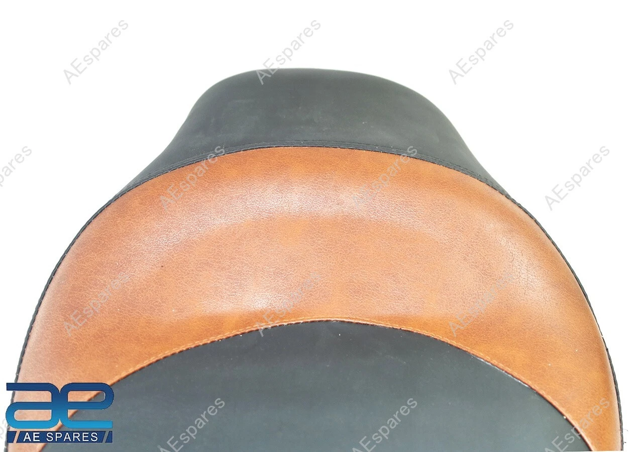 For Royal Enfield Interceptor 650 Touring Low Rider & Passenger Seat Black view 5