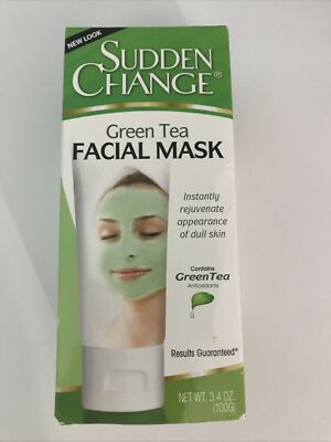 Sudden Change Green Tea Therapeutic Facial Mask with Antioxidants 3.4oz 