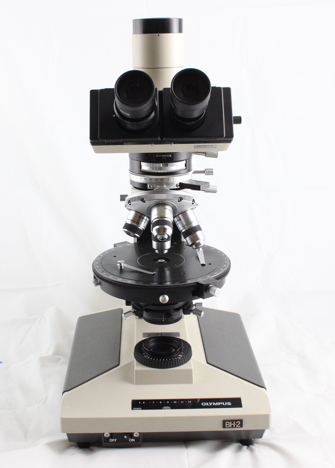 Olympus BH2 POL Polarizing Trinocular Microscope Petrographic Full Wave