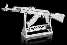 PUZZLE 3D en métal AK - 47.   #43#  + Cadeau .